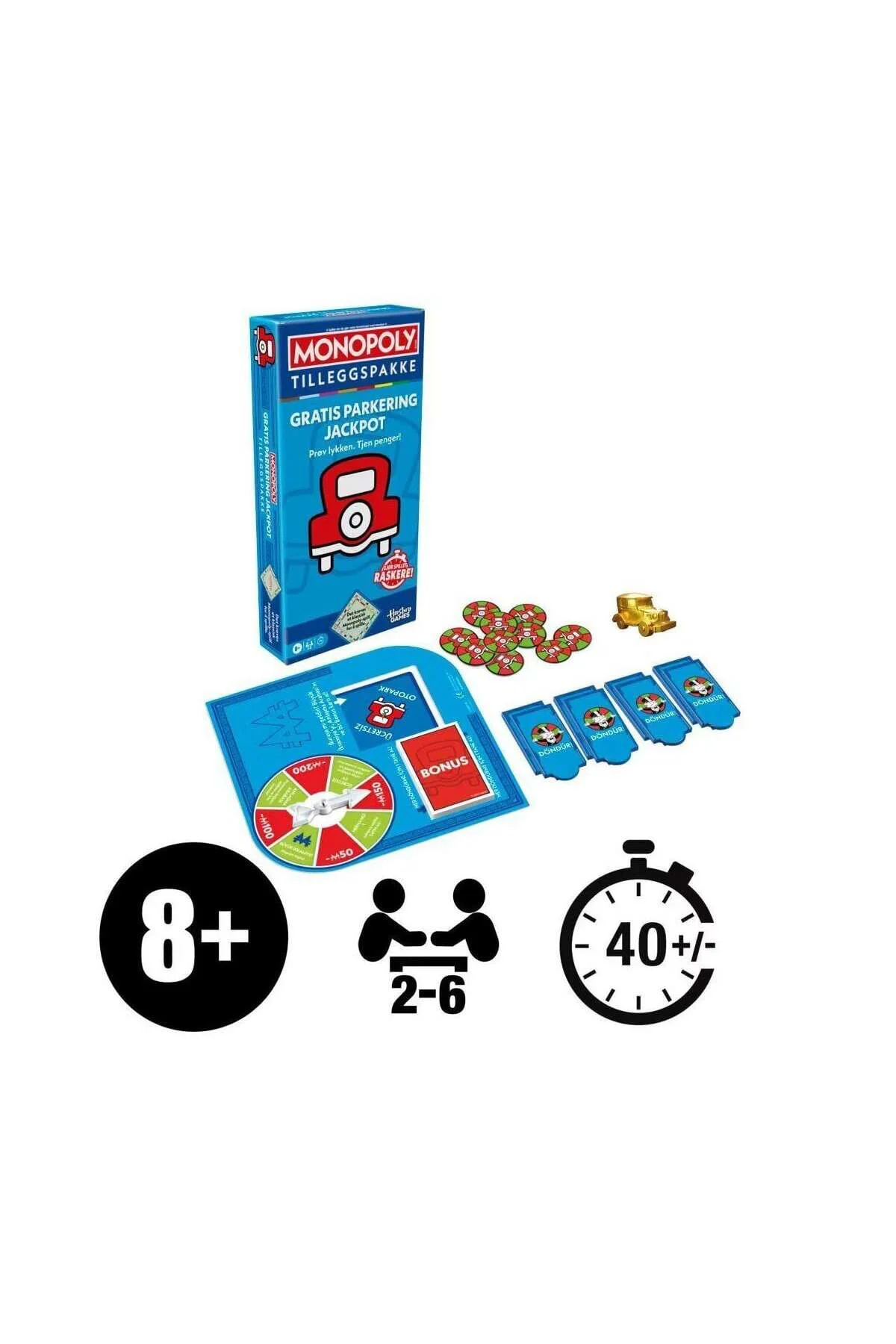 G0718 Monopoly Ücretsiz Otopark İkramiyesi- Genişletme Paketi