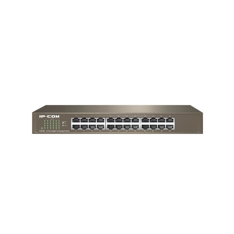 İp-Com G1024d 24Port 10/100/1000 Mbps Gigabit Rackmount Switch
