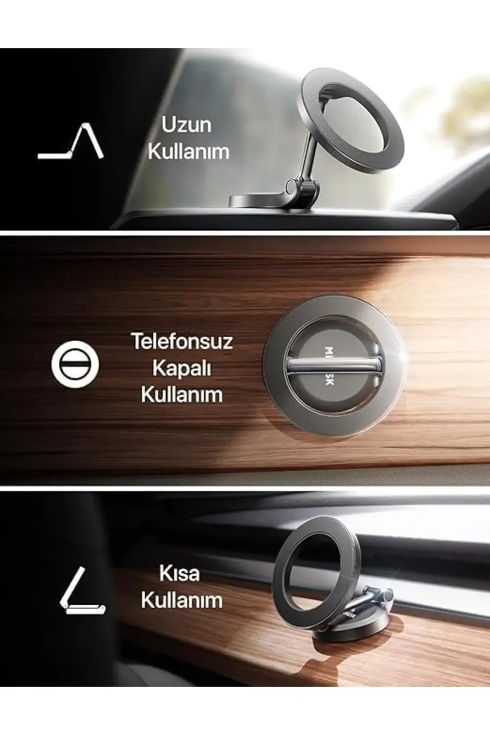 G118 İLE UYUMLU SÜPER MIKNATISLI 360 DERECE DÖNEBİLEN İÇERİSİNDEK