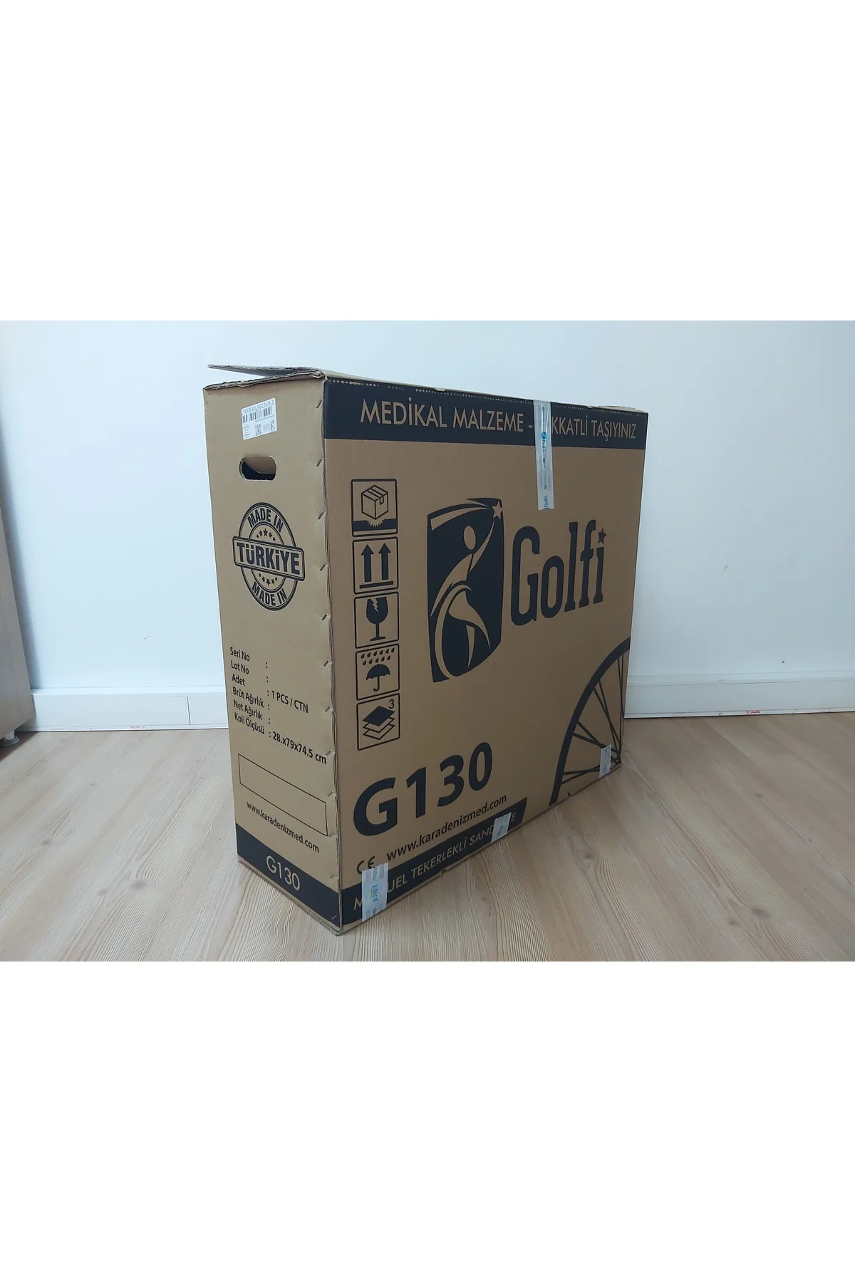G130 Manuel Tekerlekli Sandalye ( 40cm Oturma Yeri Genişliği )