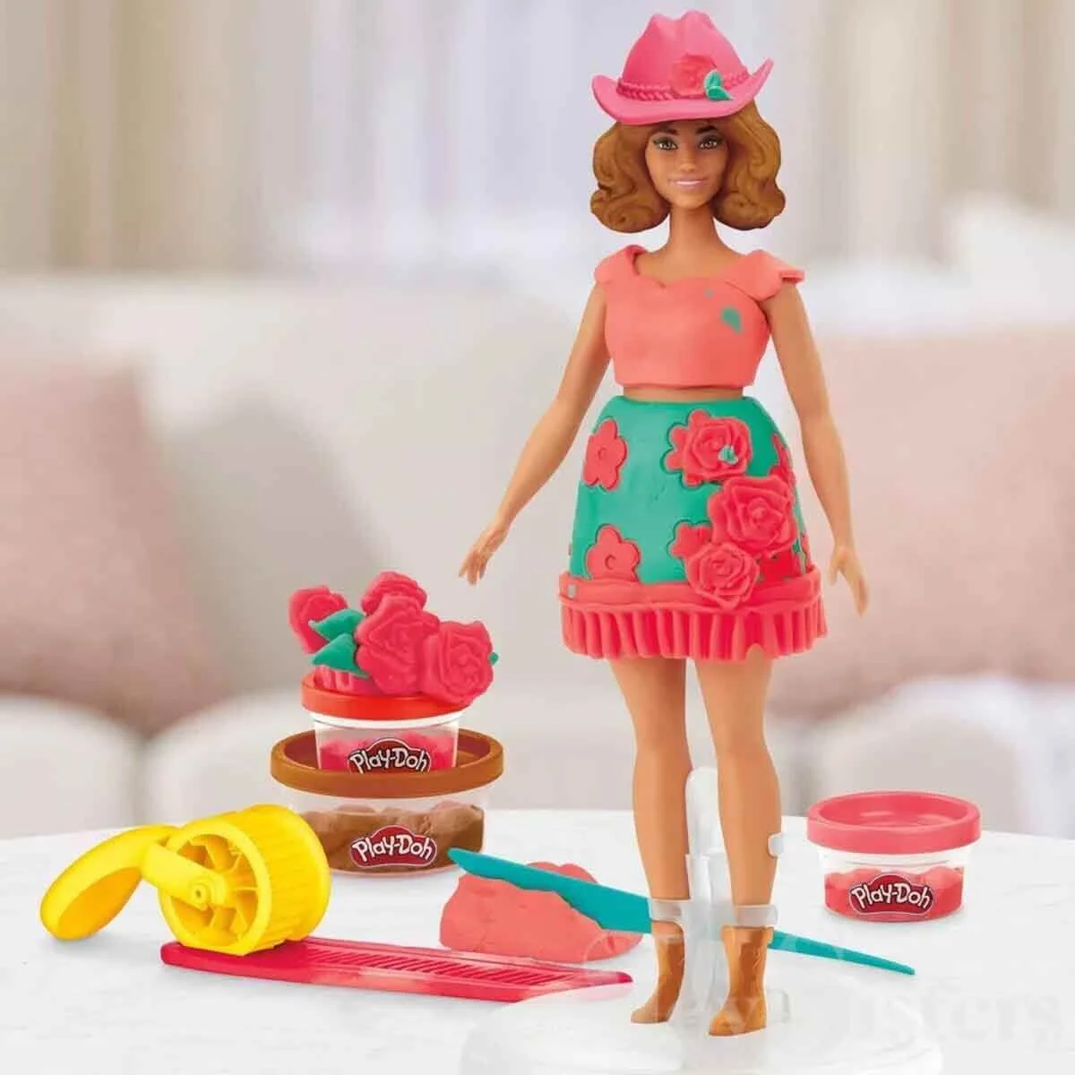 G1360 Play-Doh  Çiçek Desenleri ve Püsküller Hamur Oyun Seti +3 yaş Fiyatı, Yorumları ve Özellikleri