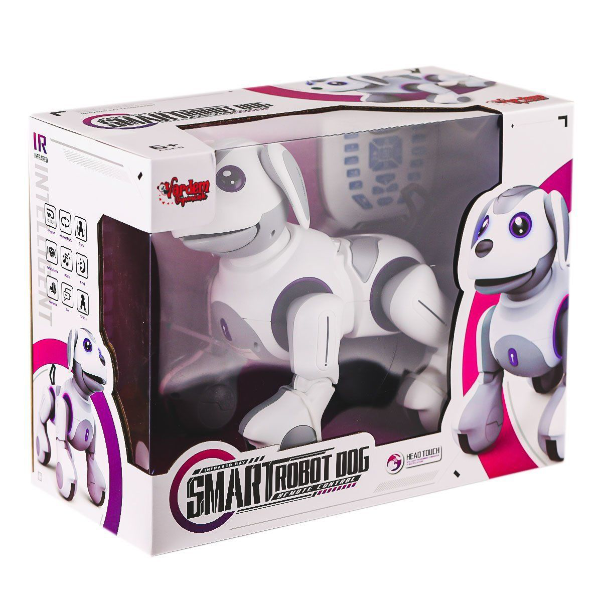 G14 Kumanlı Şarjlı Smart İnteraktif Akıllı Robot Köpek -Vardem Oy