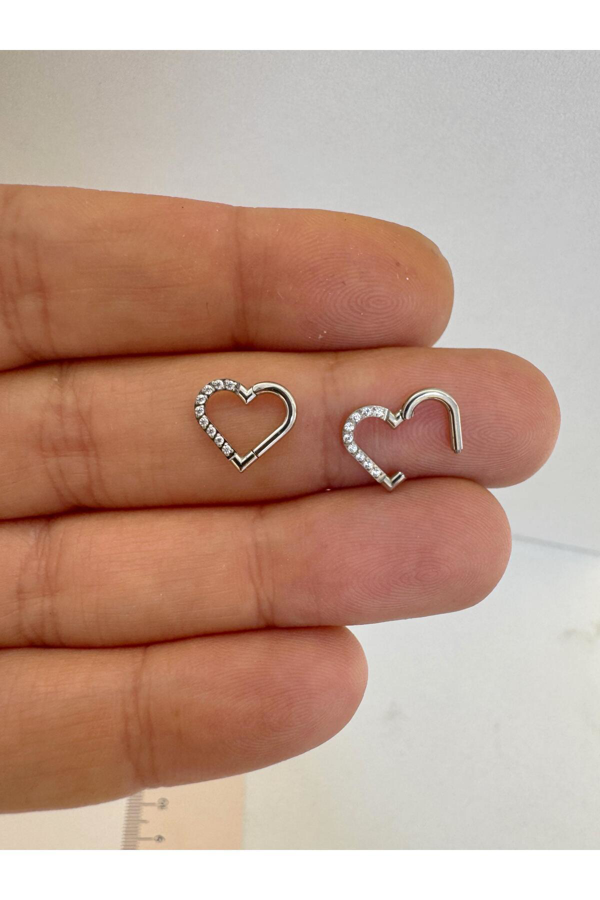 g23 Titanium (titanyum) zirkon taşlı 1 adet daith septum uyumlu halka piercing Fiyatı, Yorumları ve Özellikleri