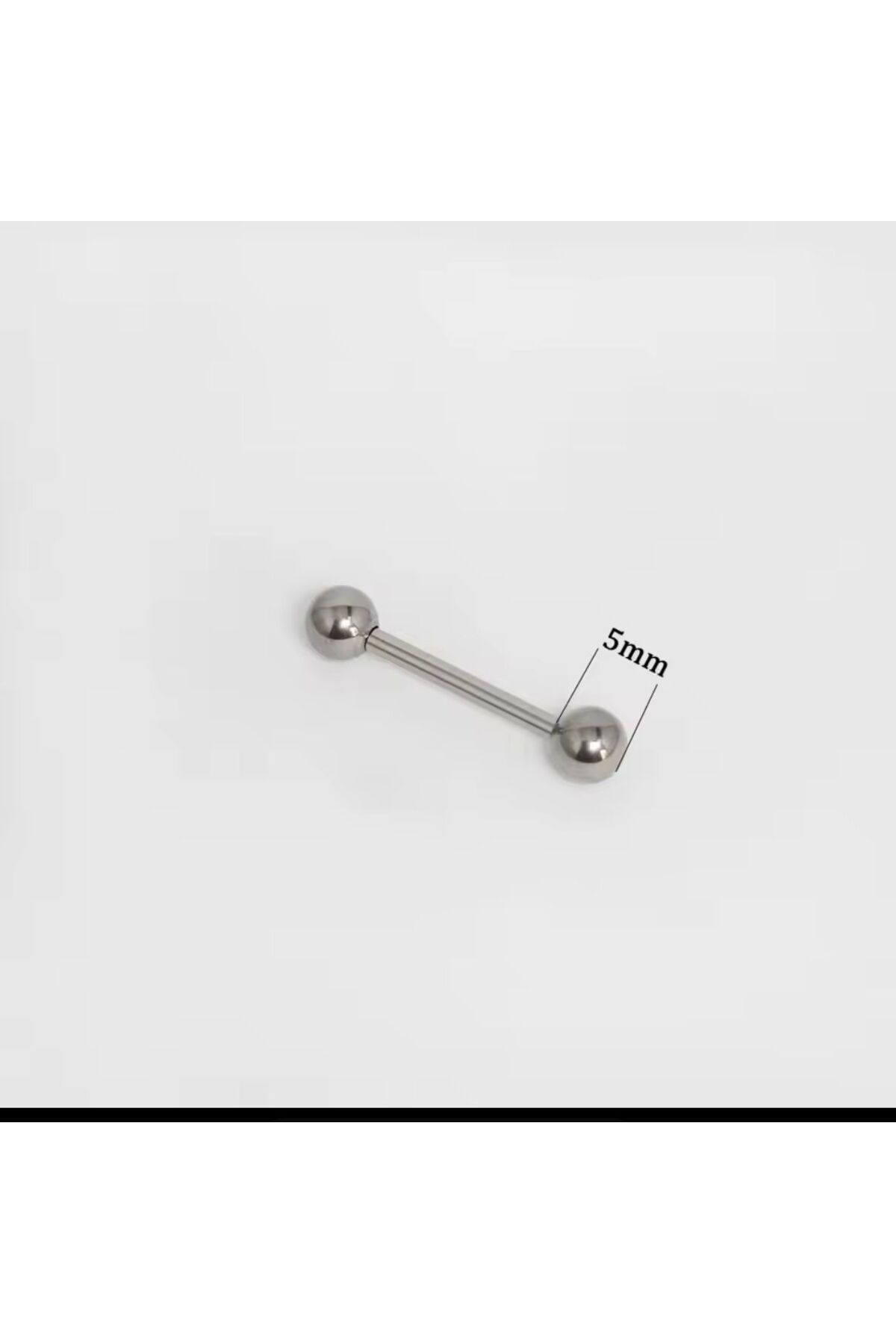 g23 titanium ( titanyum ) klasik basıc dil piercingi