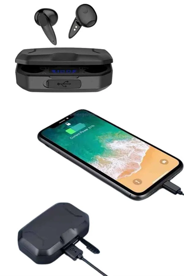 G30 Siyah Oyuncu Kulaklığı: Bluetooth 5.2, RGB Işıklı, 15m Menzil, Gürültü Önleyici Mikrofon