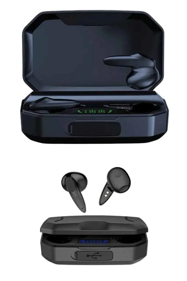 G30 Siyah RGB Işıklı Bluetooth Kulaklık - 45ms Gecikme, Çift Mikrofon