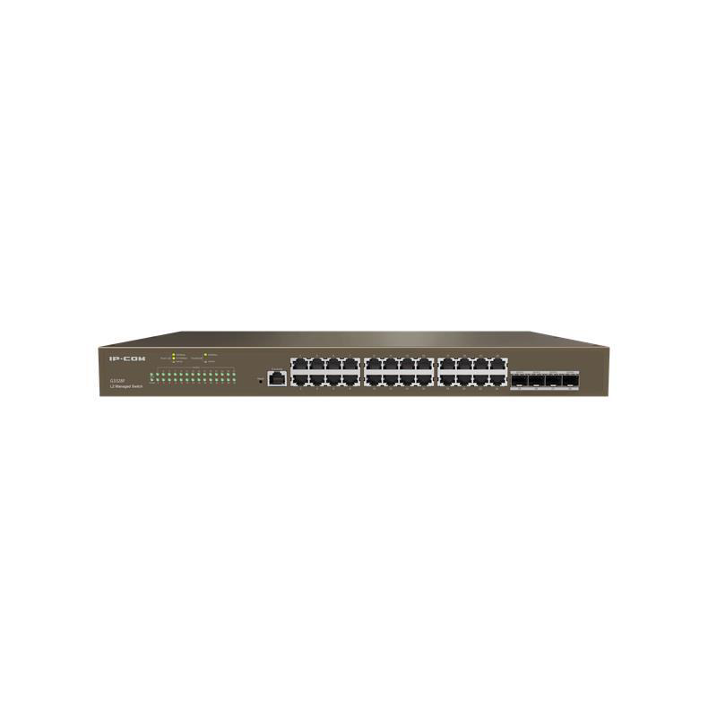İp-Com G3328f 24 Port Gigabit + 4X1gb Sfp Uplink L2 Cloud Yönetilebilir