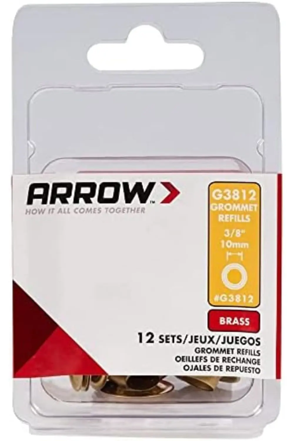 G3812 10mm Pirinç Kuşgözü Perçin 1190698