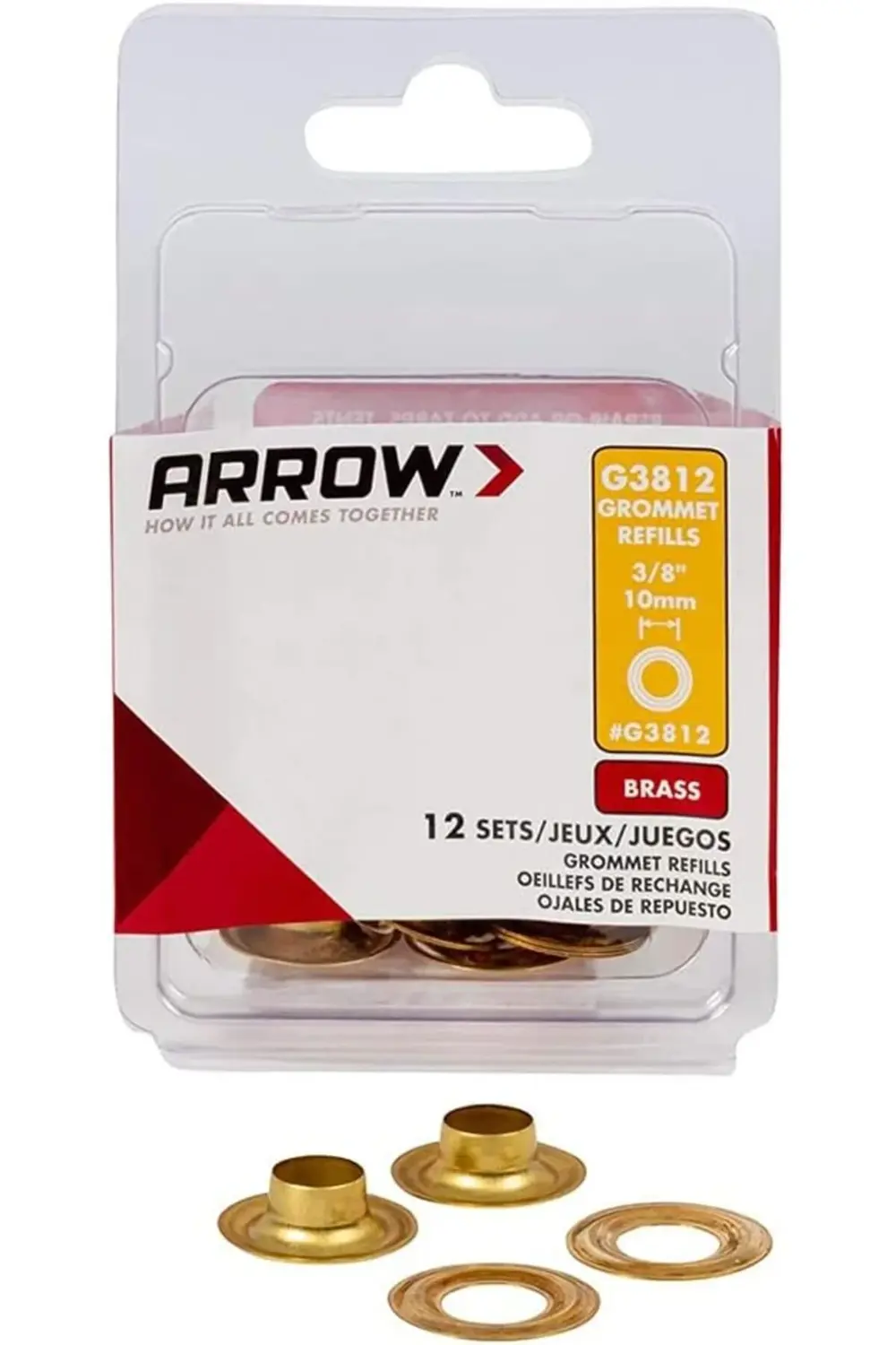 G3812 10mm Pirinç Kuşgözü Perçin 1190698