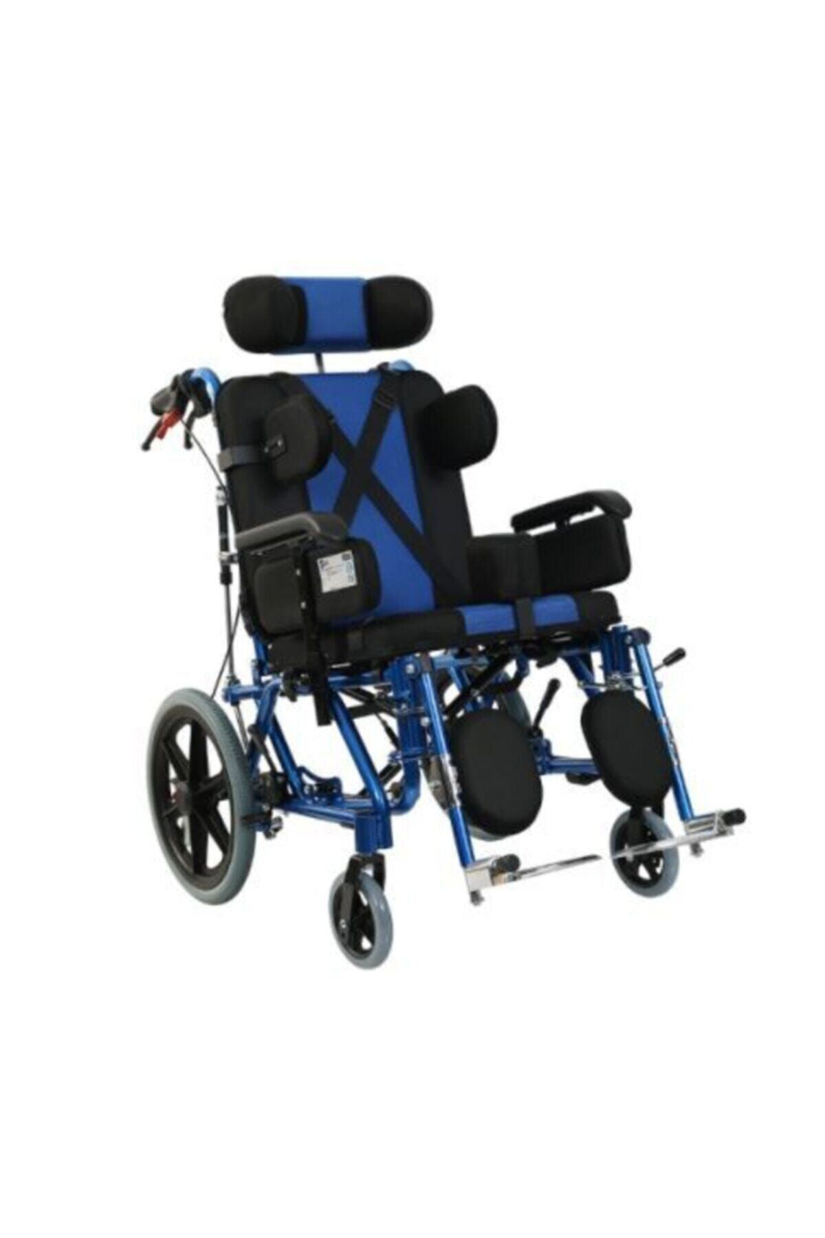 Golfi G458 Cerebral Palsy Tekerlekli Sandalye | Yatarlı, Tiltli, Katlan