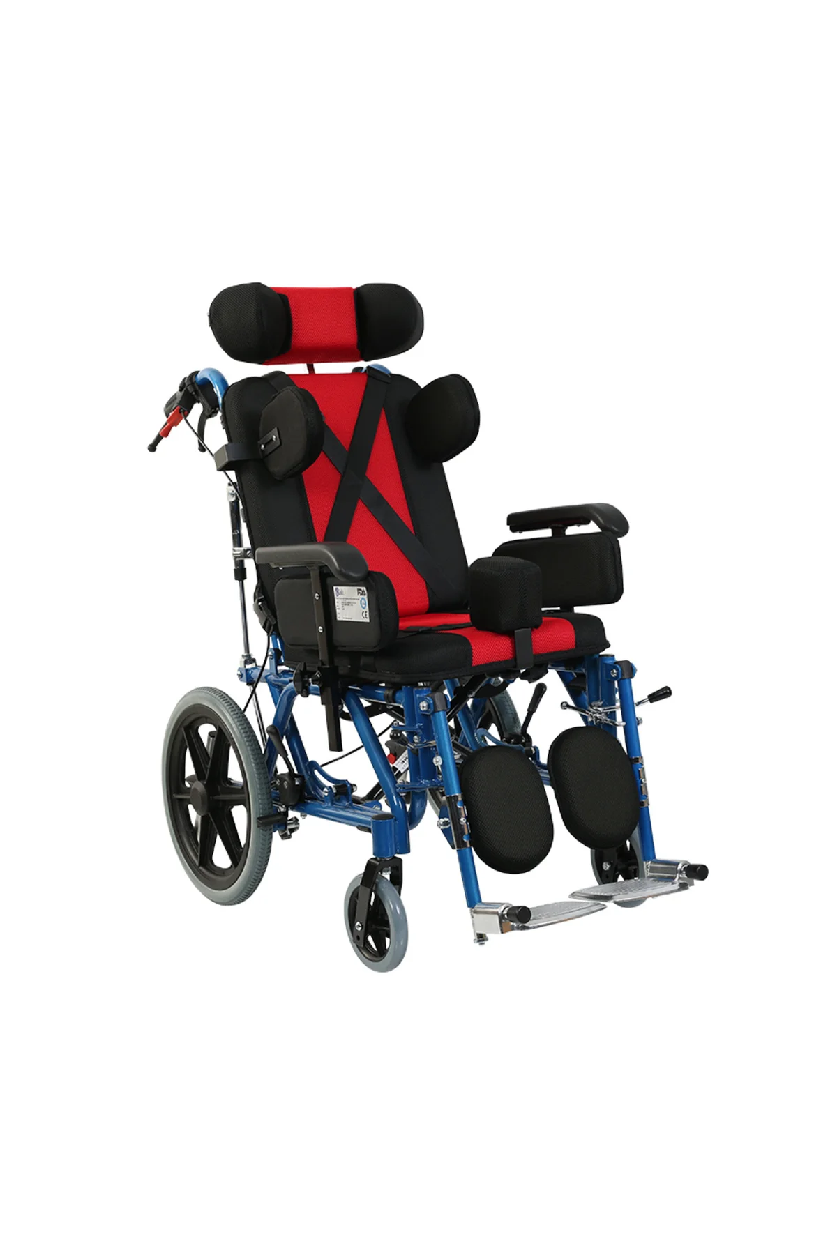 G458c Pediatrik Tekerlekli Sandalye | Tilt Özellikli, Alüminyum Ş