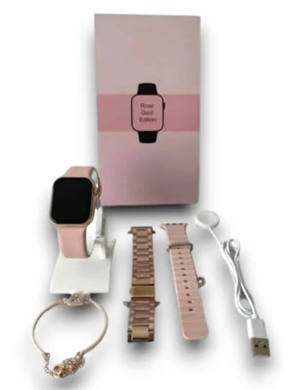 G9 Mini Akıllı Saat - Şık Pembe Tasarım ve GPS Özelliği