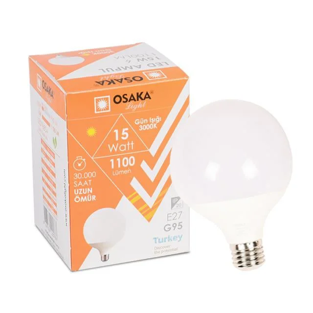 G95 15W Sıcak Beyaz LED Ampul - GLOP Aydınlatma Fiyatı, Yorumları ve Özellikleri