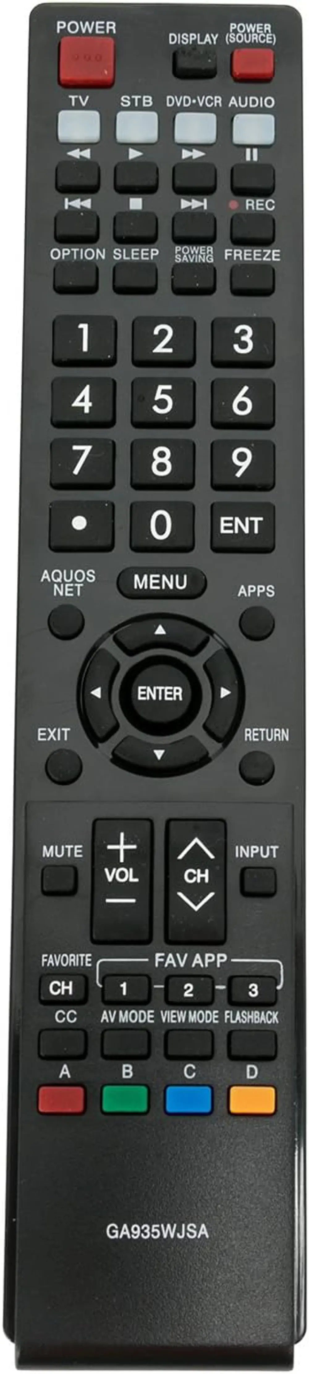 GA935WJSA yedek uzaktan kumanda SHARP AQUOS için TV LC-70LE734U L GA935WJSA yedek uzaktan kumanda SHARP AQUOS için TV LC-70LE734U L