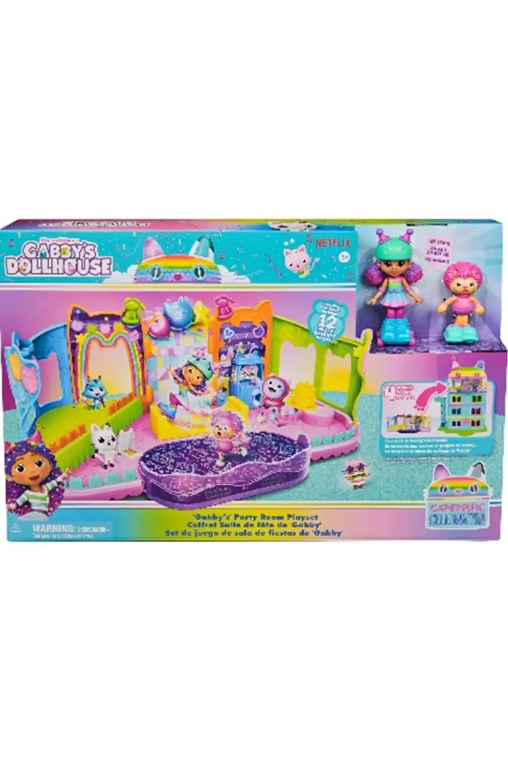 Gabby Dollhouse Parti Salonu Oyun Seti 6069755