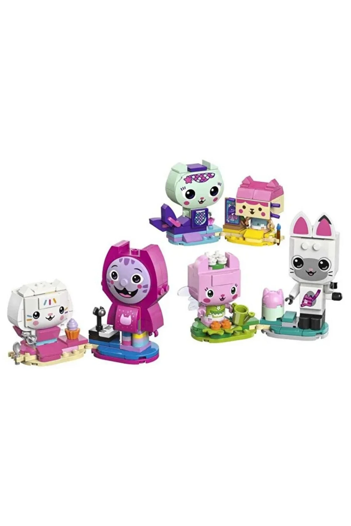 Gabby’s Dollhouse Gabby’nin Parçalarla İnşa Edilen Kedi Arkadaşları 11215