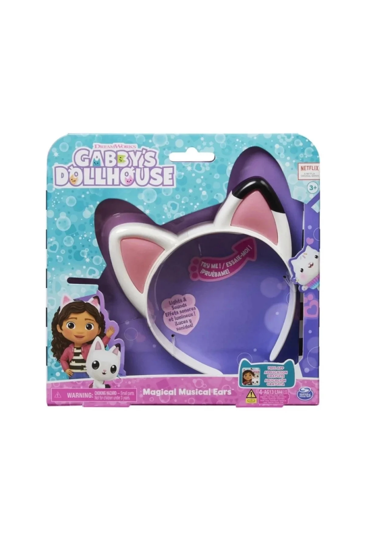 Gabby's Dollhouse Taç Kedi Kulaklığı