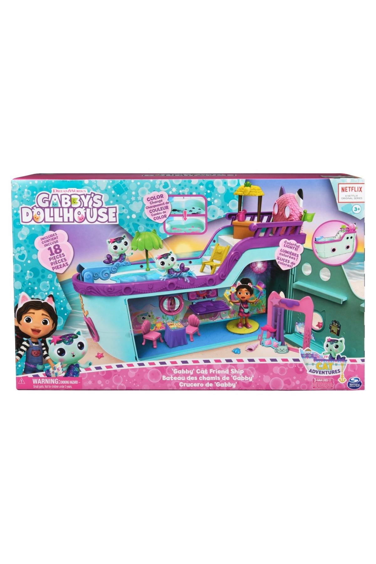 Spin Masters Gabbys Dollhouse Vaporul Cu Prieteni