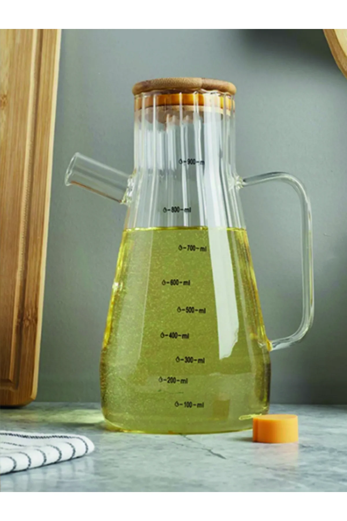 Gael Line Cam Borosilikat Yağlık Sirkelik 900 ml