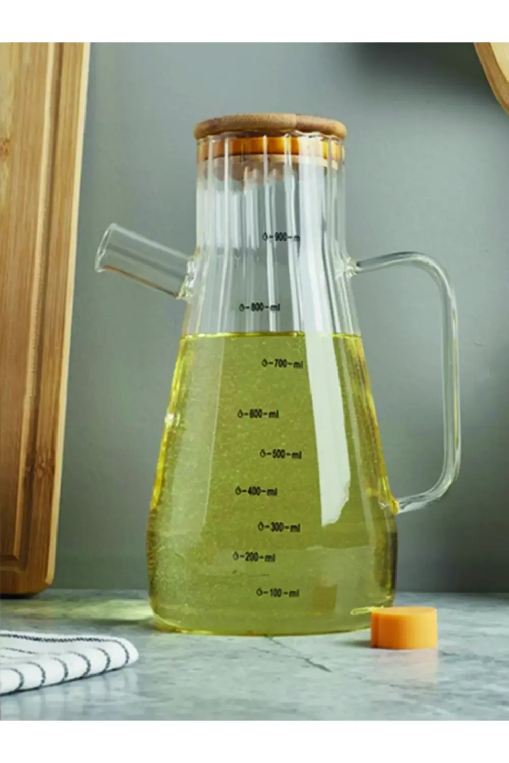 Gael Line Cam Borosilikat Yağlık Sirkelik 900 ml