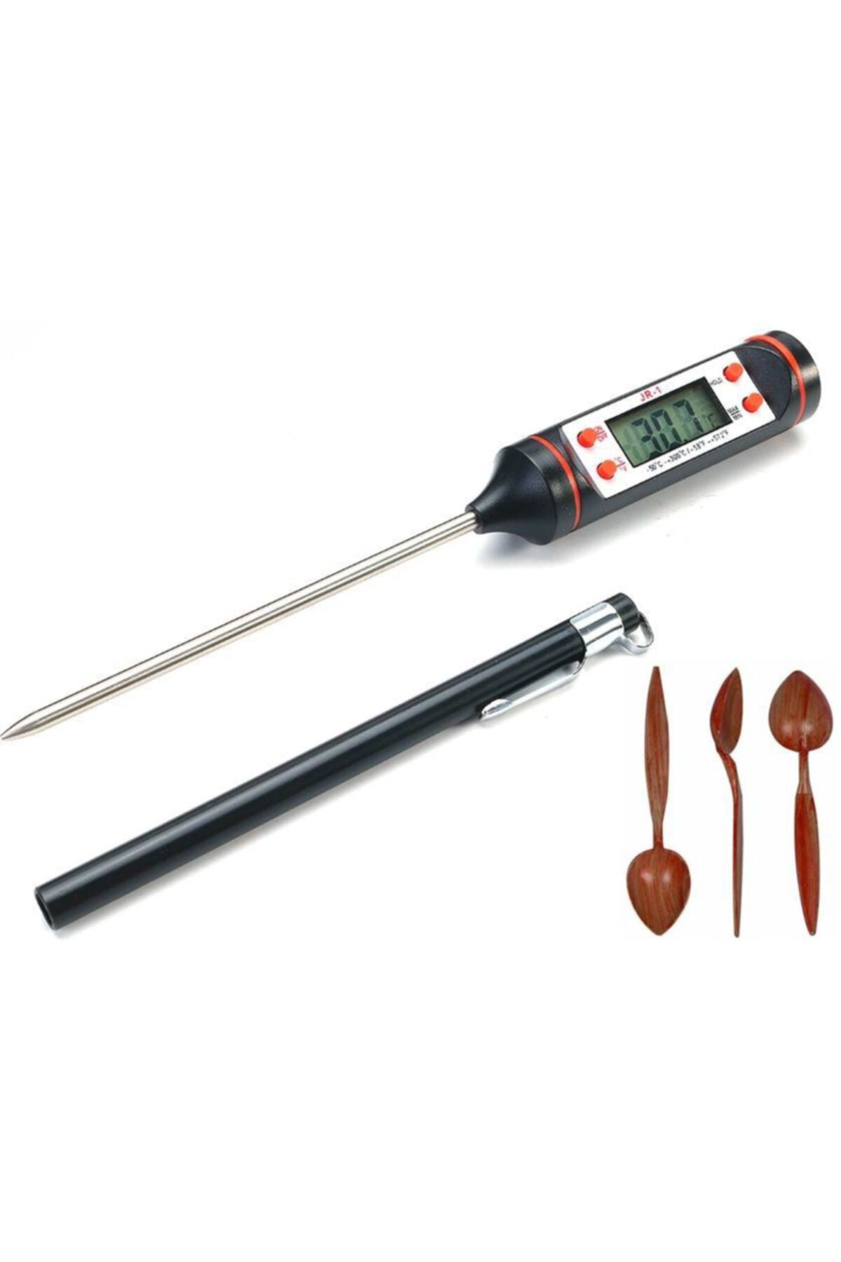 Gaetan Dijital Yemek Termometresi Ölçü Kaşığı Seti 715498