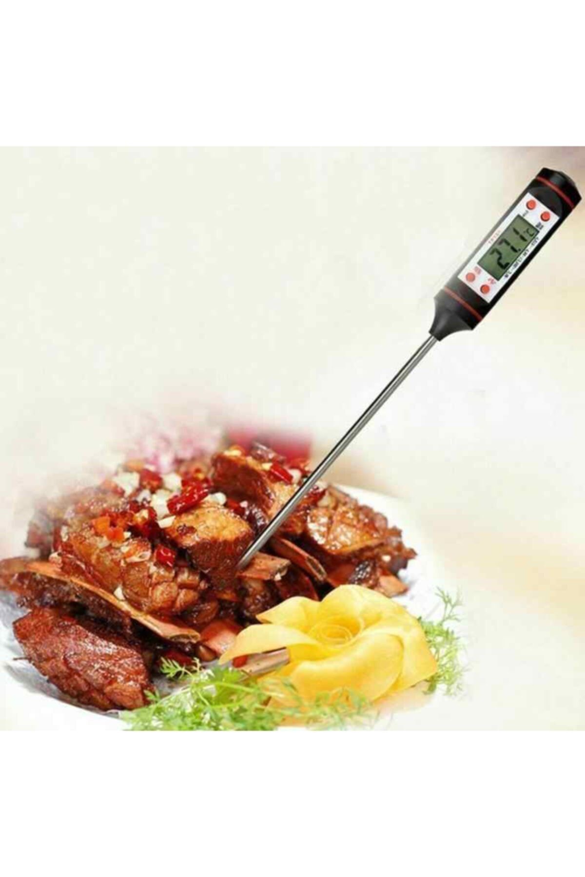 Gaetan Dijital Yemek Termometresi Ölçü Kaşığı Seti 715498