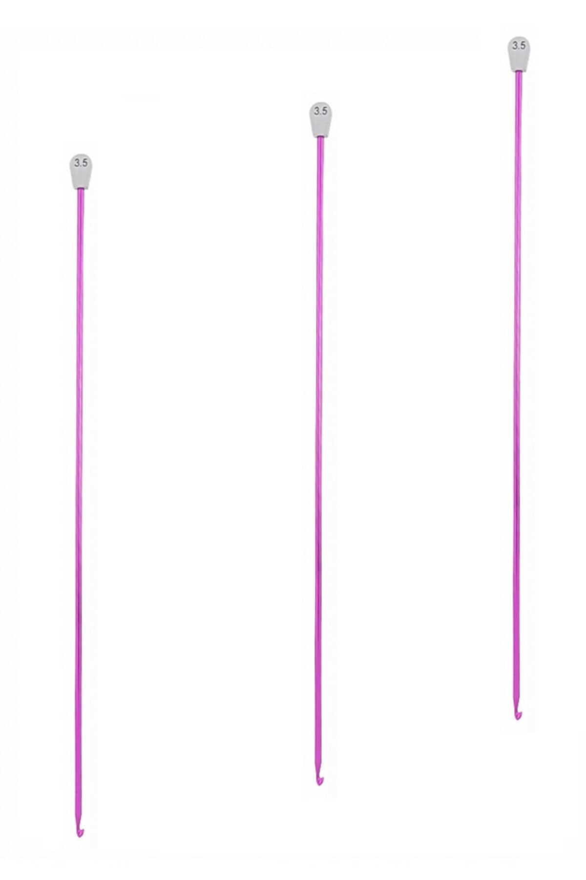 Tuhafiyecimiz Gagalı Renkli Örgü Şişi 3,5 Numara (3,5Mm)