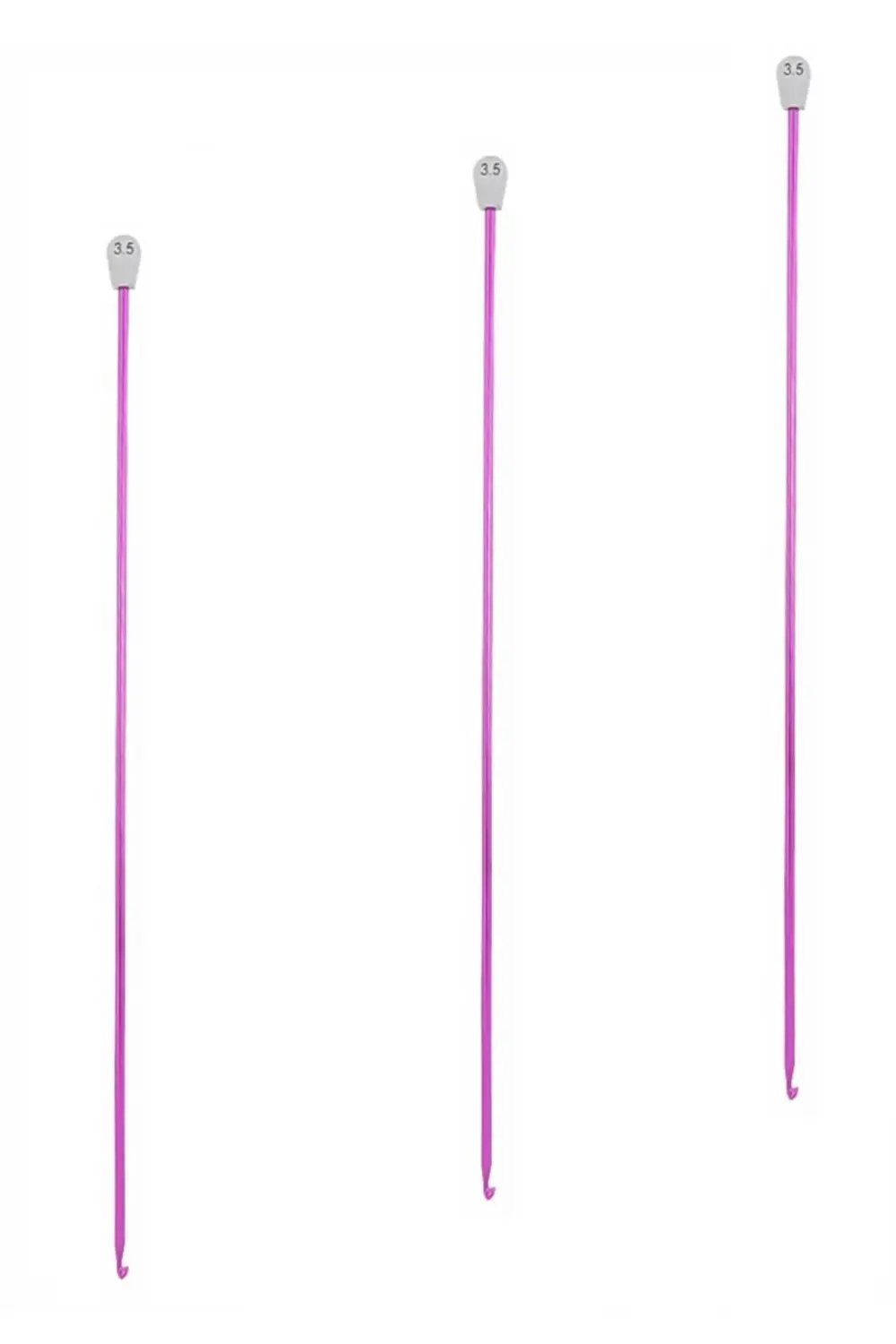 Tuhafiyecimiz Gagalı Renkli Örgü Şişi 3,5 Numara (3,5Mm)