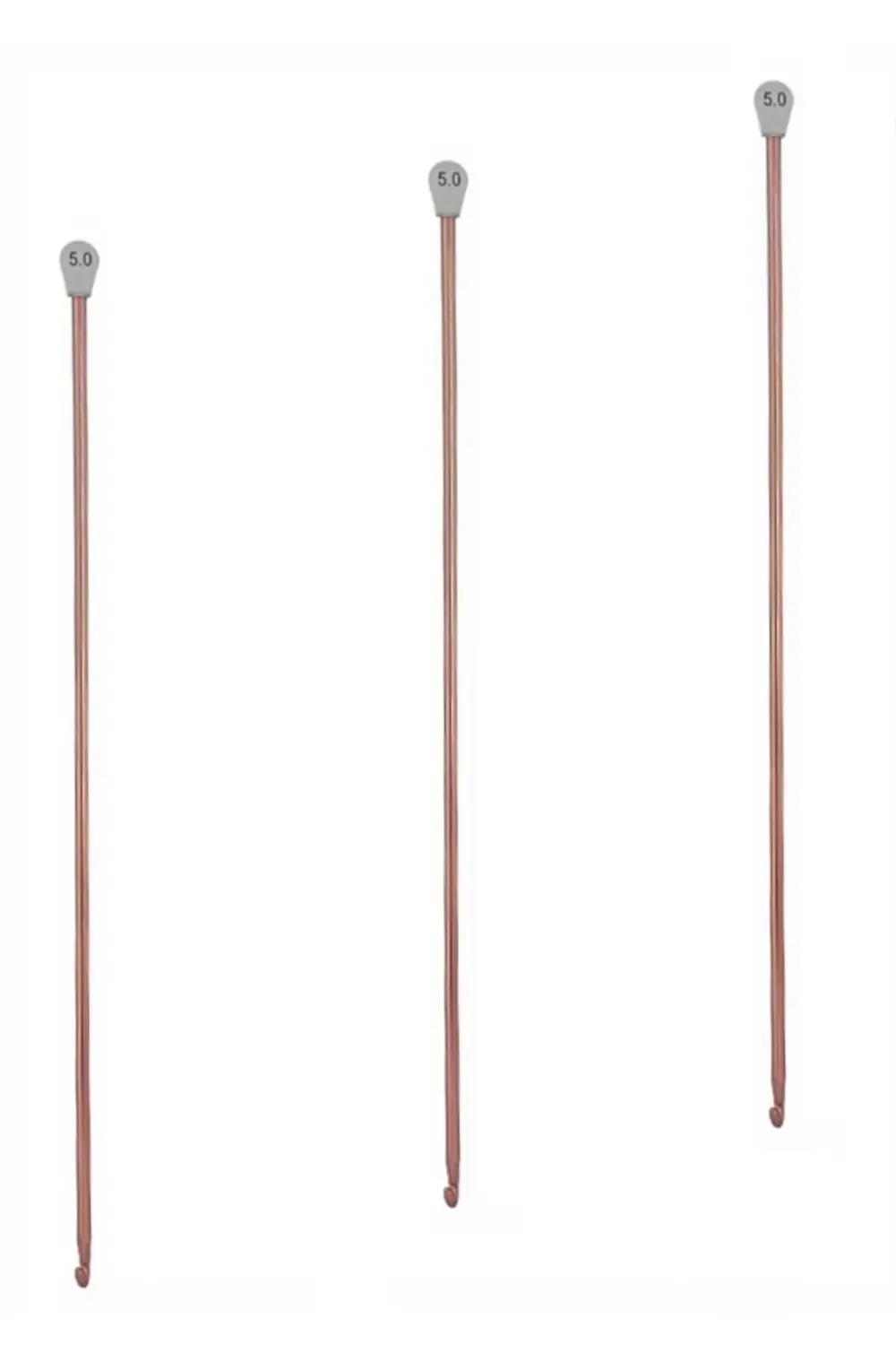 Tuhafiyecimiz Gagalı Renkli Örgü Şişi   - No: 5  5 Numara (5Mm)