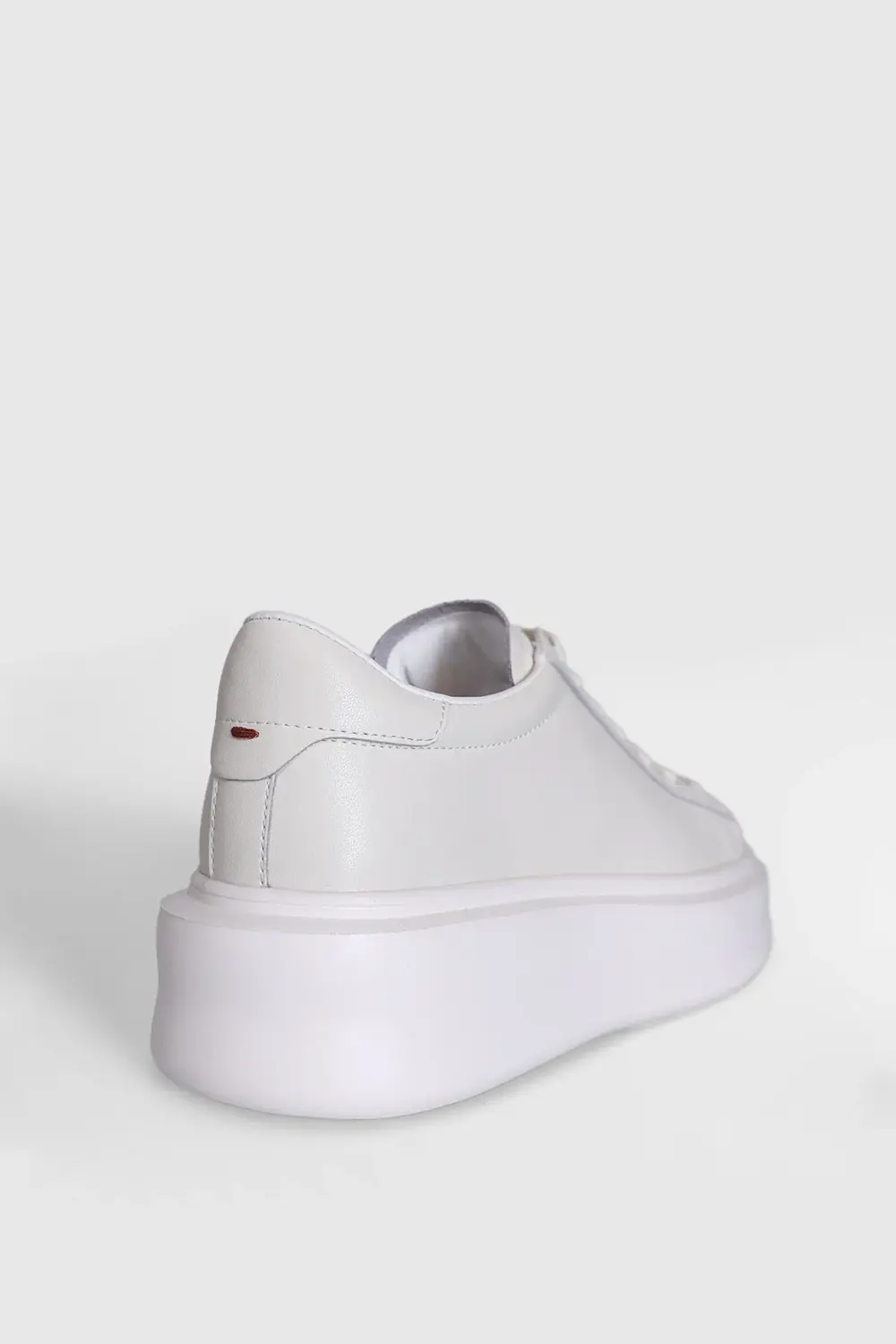 Gage Erkek Hakiki Deri Sneaker Ayakkabı BEYAZ