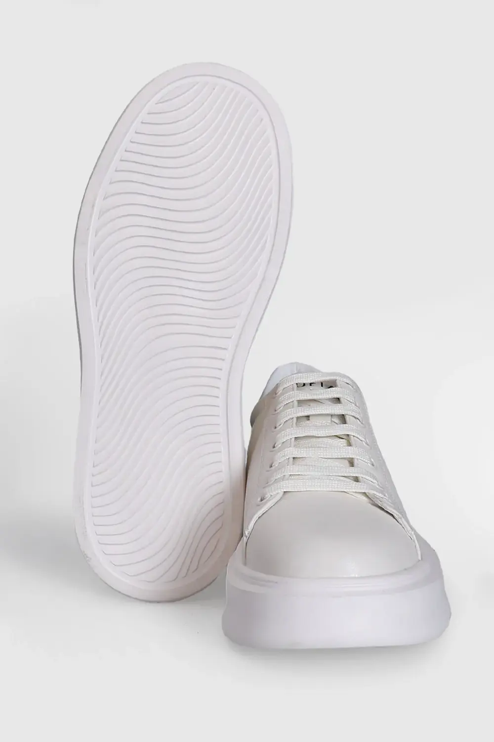 Gage Erkek Hakiki Deri Sneaker Ayakkabı BEYAZ