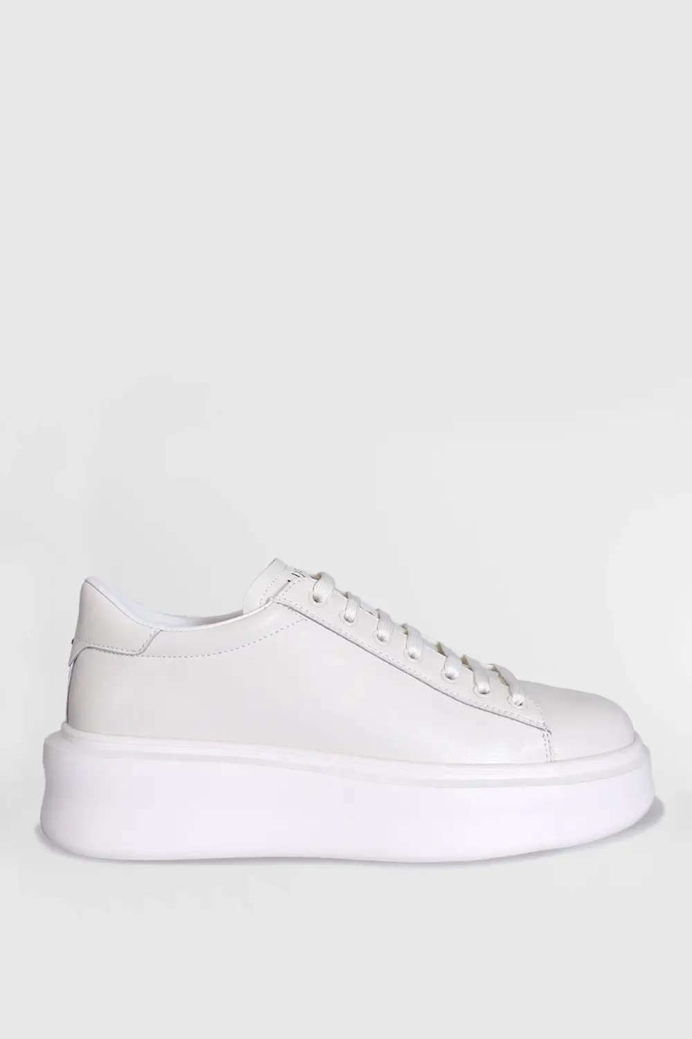 Gage Erkek Hakiki Deri Sneaker Ayakkabı BEYAZ