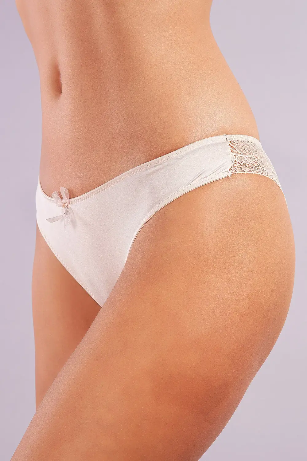 GALA A Plus Ten Rengi Arkası Dantelli Mini String Tanga