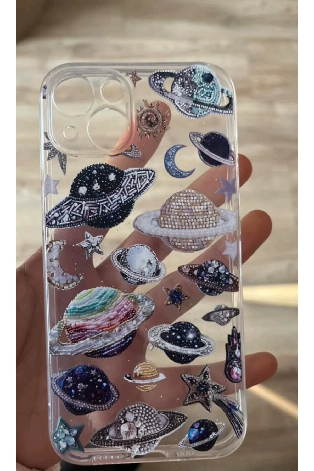 Galaksi Baskılı iPhone 16 Pro Max Telefon Kılıfı