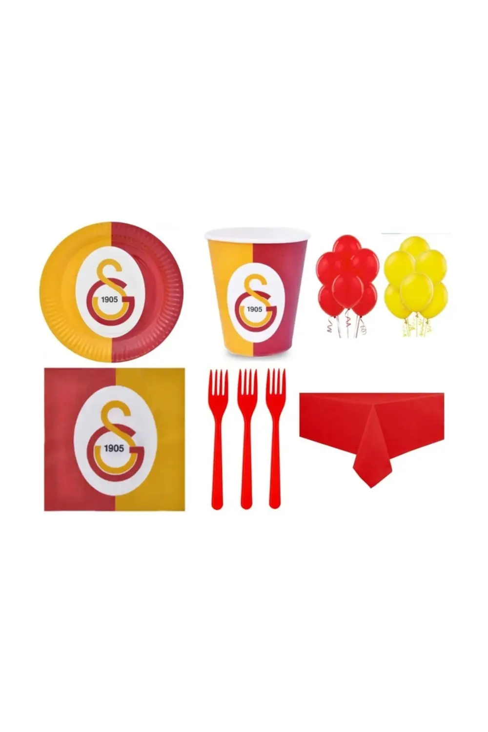 Galatasaray 16 Kişilik Ekonomik Doğum Günü Parti Seti