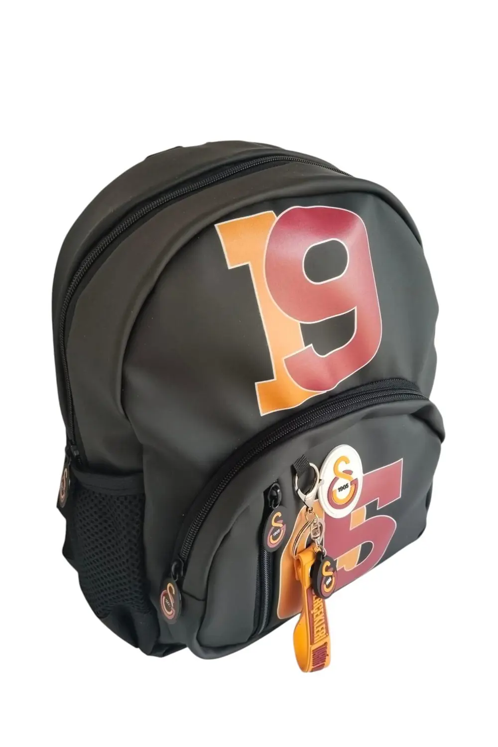 GALATASARAY 1905 SUNİ DERİ SİYAH ANAOKUL ÇANTASI