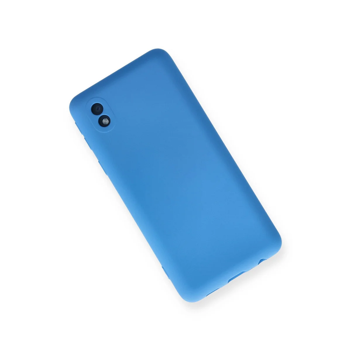 Galaxy A01 Core Kılıf - Nano İçi Kadife Silikon Mavi ve Yerli Üretim