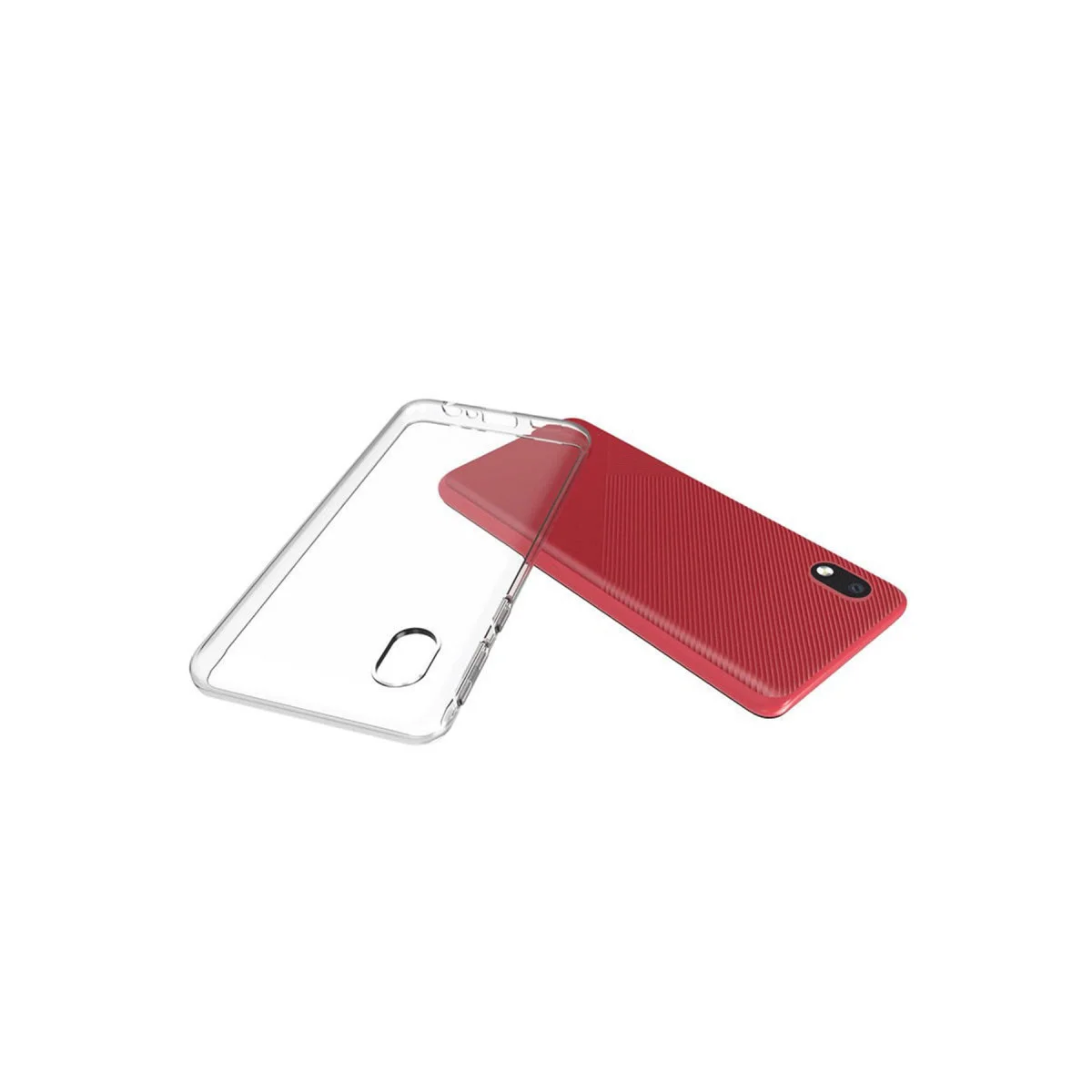 Galaxy A01 Core Kılıf - Lüx Şeffaf Silikon ve Çizik Önleyici
