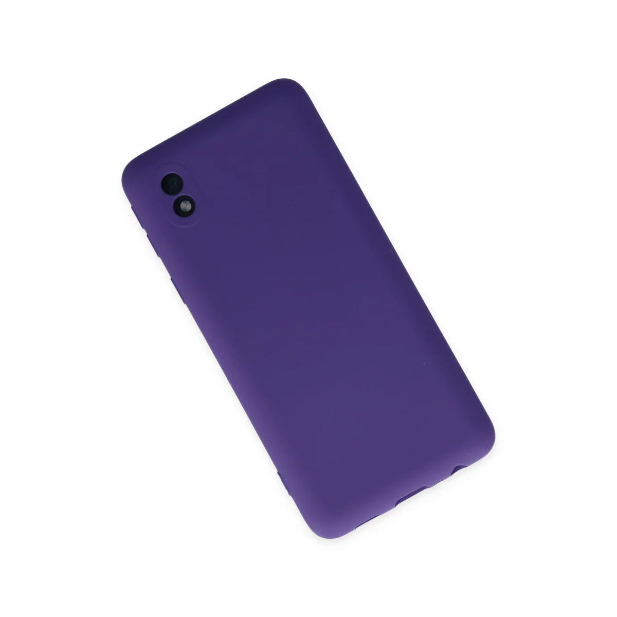 Galaxy A01 Core Nano İçi Kadife Silikon Kılıf - Mor - Maksimum Koruma ve Şıklık