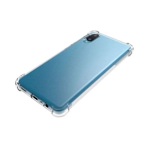 Galaxy A02 M02 Anti-Drop Darbe Emici Silikon Kılıf - Şok Absorblu Şeffaf Koruyucu