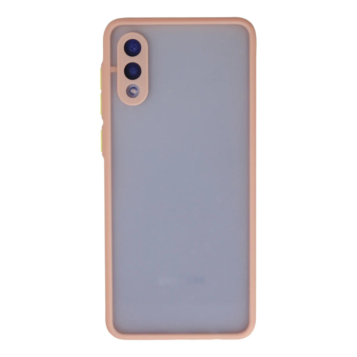 Galaxy A02 Montreal Silikon Kılıf Pembe - Kamera Korumalı ve Darbe Emici Tasarım