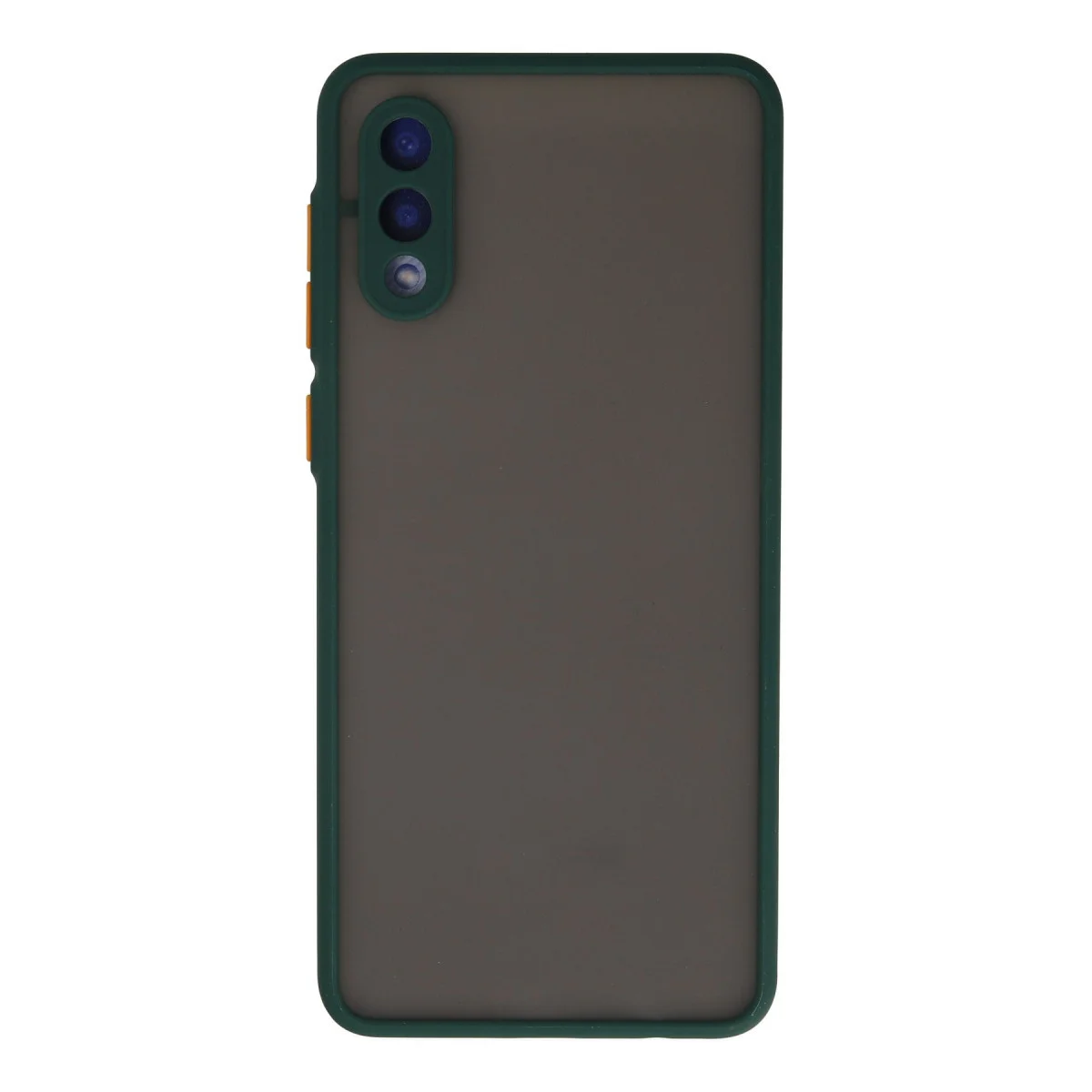 Galaxy A02 Montreal Kılıf Yeşil – Silikon ve PC Karışım Darbe Emici Kılıf