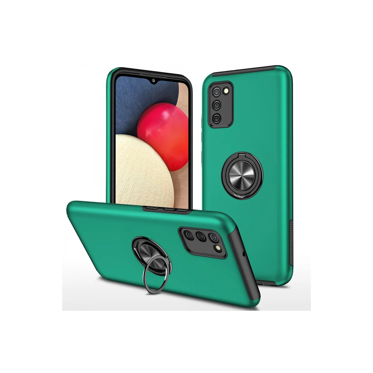 Galaxy A02S Elit Kılıf - Yarı Sert Kasa ve Mıknatıs Tutucu (Yeşil) Fiyatı, Yorumları ve Özellikleri