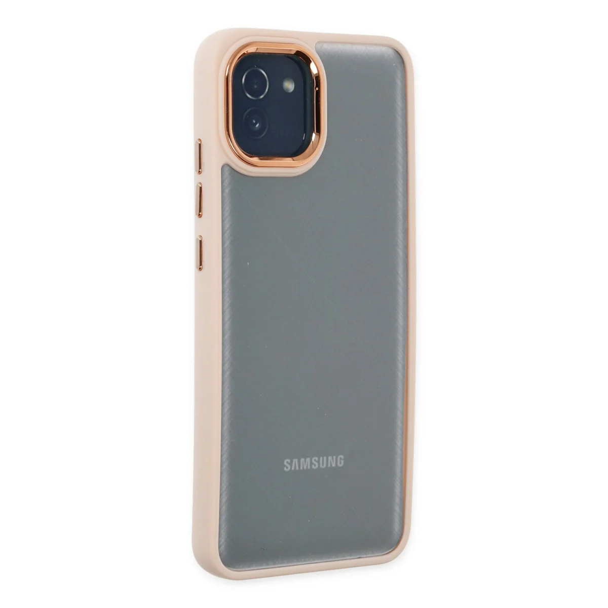 Galaxy A03 Kılıf Dora Kapak - Pudra