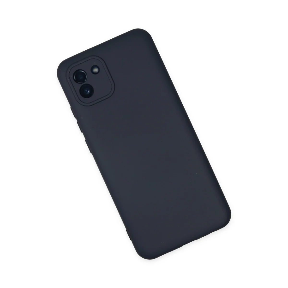 Galaxy A03 Nano İçi Kadife Silikon Kılıf - Lacivert