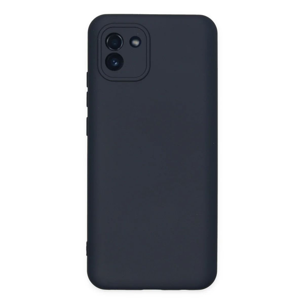 Galaxy A03 Nano İçi Kadife Silikon Kılıf - Lacivert