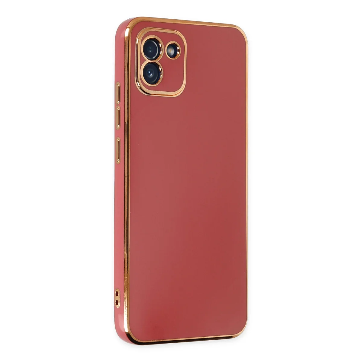 Galaxy A03 Silikon Kılıf Volet - Kırmızı