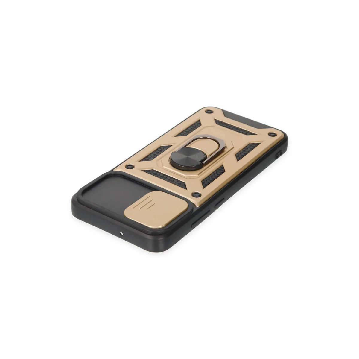 Galaxy A03 Silikon Kılıf Gold - Lens Korumalı Pars Serisi