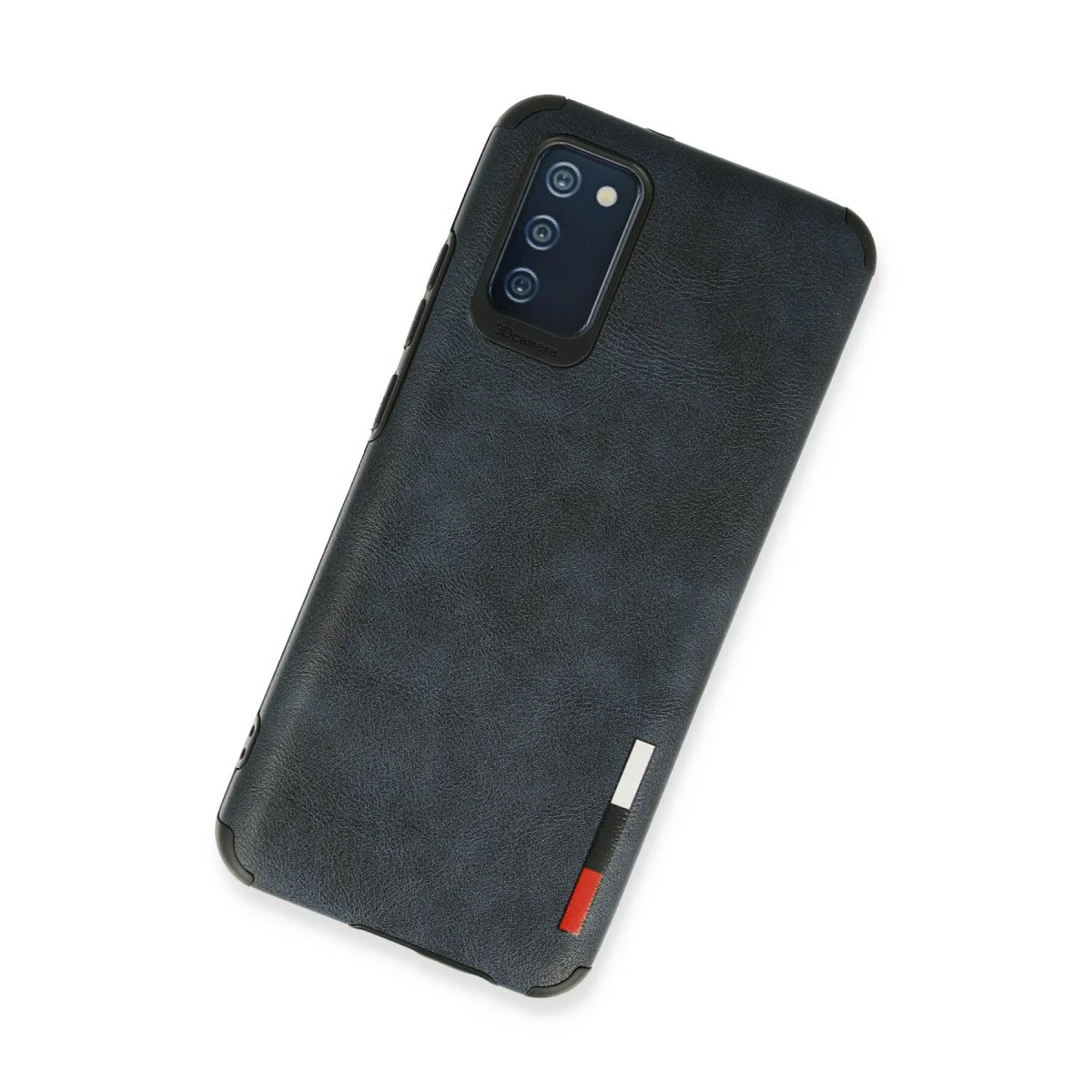 Galaxy A03S Deri Silikon Kılıf - Tam Koruma ve Şıklık İçin Lacivert