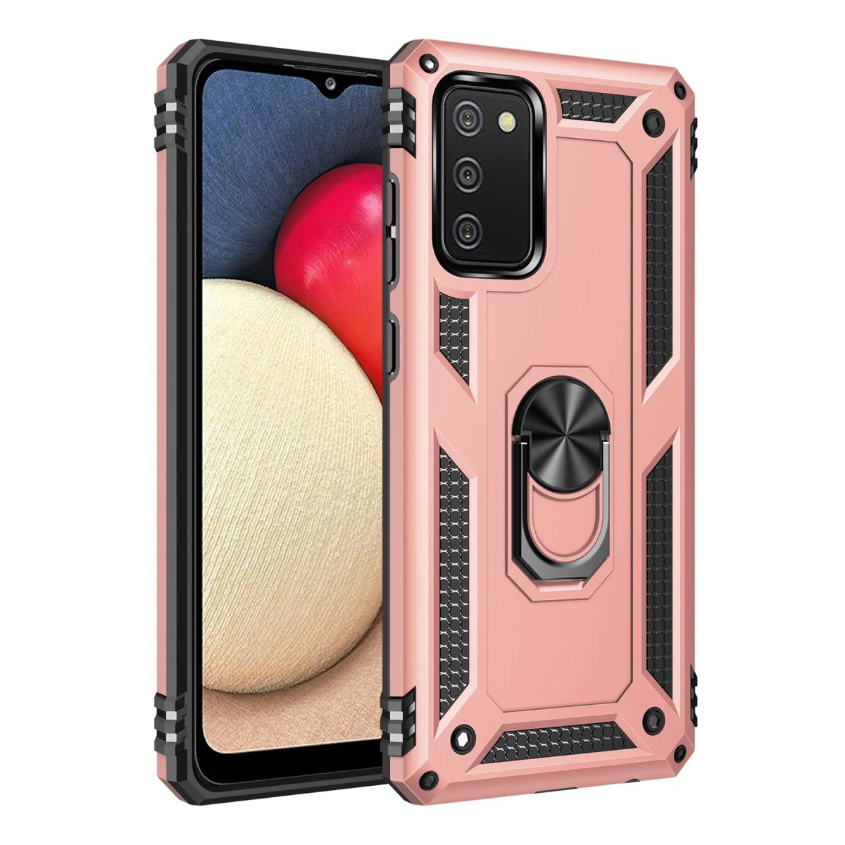 Galaxy A03S Kılıf - Rose Silikon Koruma Kılıfı - TPU & Rubber - Ultra Korumalı